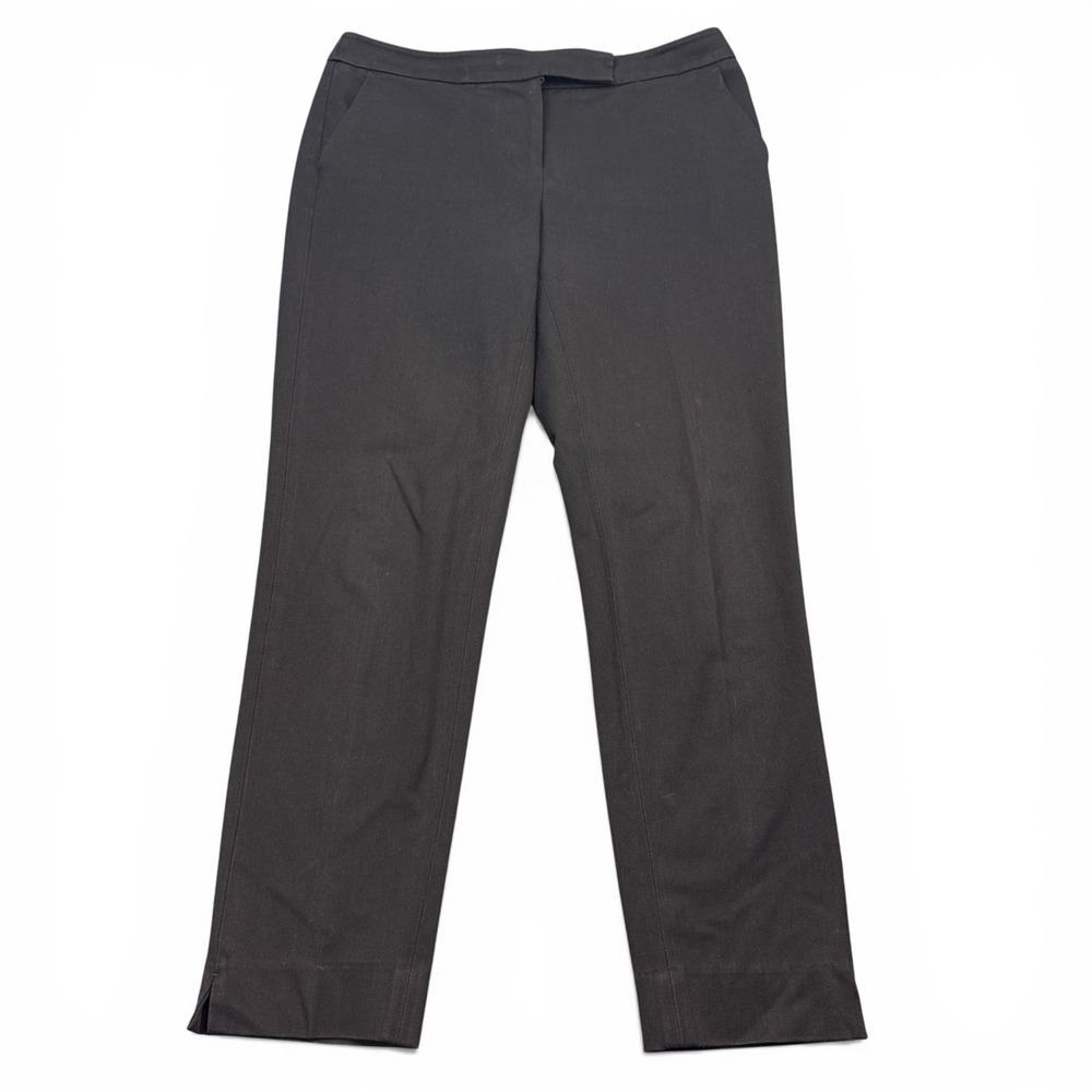 White House Black Market Slim Fit Dress Pants Womens Size 4 Reg Dark Brown